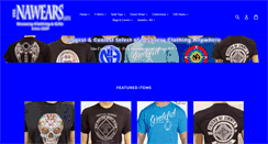 Desktop Screenshot of nawears.com