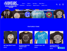 Tablet Screenshot of nawears.com